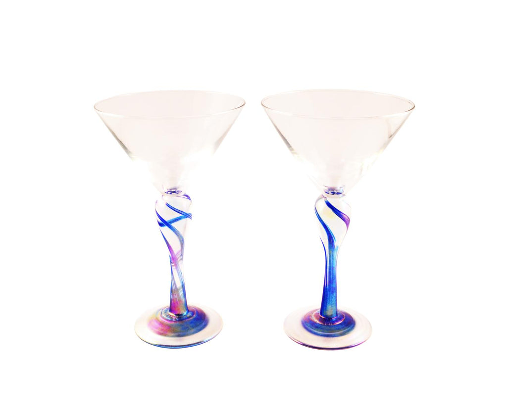 Martini Glass  Rosetree Blown Glass